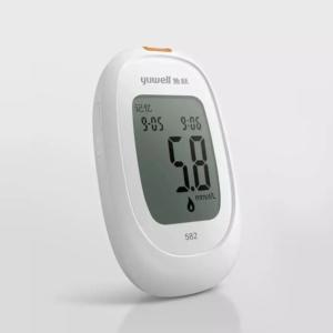 Yuwell digital blood glucose monitoring device display